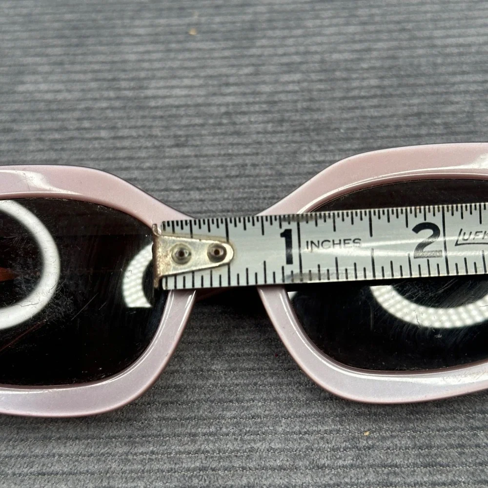 Tory Burch TY7202U Mauve Pink Rectangular Y2K Sunglasse Silver 1947/73 50-19-145